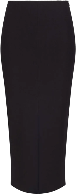 high-waist pencil skirt
