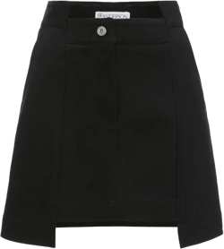 short panelled skirt