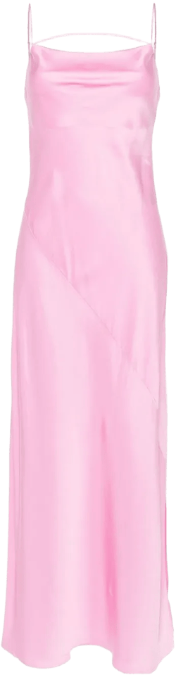 satin mermaid maxi dress