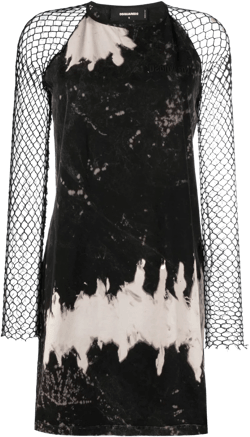 tie-dye mini dress