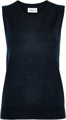 fine-knit vest