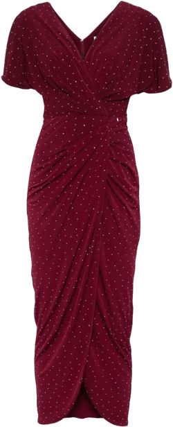 crystal-embellished maxi dress