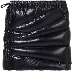 quilted mini skirt