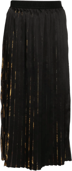 Watercolour Couture pleated midi skirt