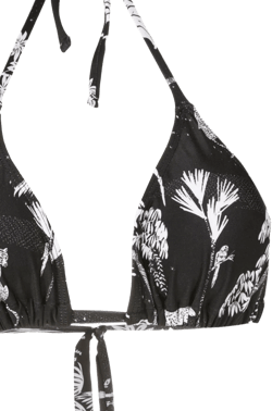 Vicky graphic-print triangle bikini