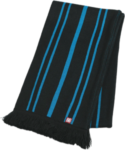 When You’re Young Scarf – Black Blue Stripe – Paul Weller Jam Inspired