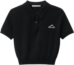 3d Logo Mesh Cropped Polo