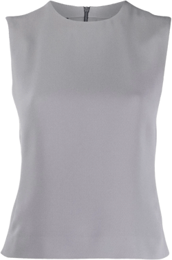 1990s round-neck sleeveless top