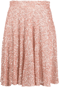 sequined high-waist miniskirt