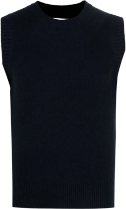 sleeveless cashmere top