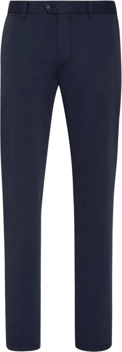 mid-rise slim-fit chinos
