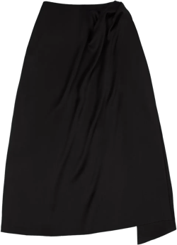 Alondra wrap midi skirt