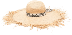 wide-brim raffia sun hat