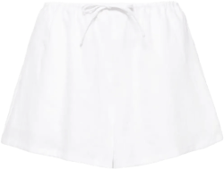 Zoey drawstring linen shorts