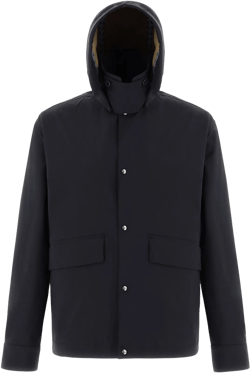 Drizzle Bomber Jacket In Blue