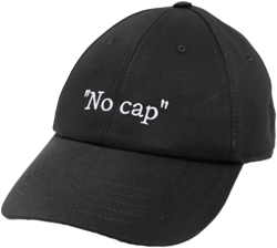 No Cap baseball cap