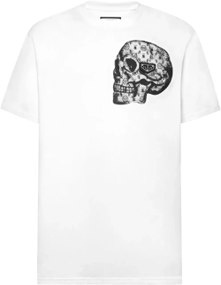skull-print cotton T-shirt