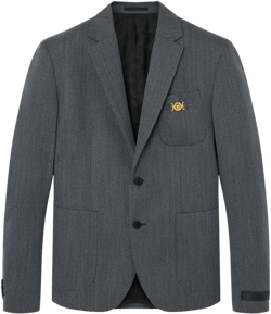 single-breasted blazer