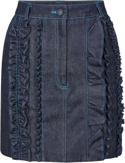 ruffled skirt