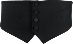 button-front cummerbund