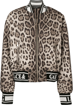 Leopard-print Sequined Woven Bomber Jacket In Leopard Print