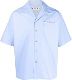 short-sleeve cotton shirt