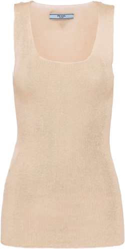 cotton ribbed tank top