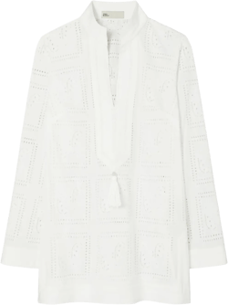 eyelet Tory tunic
