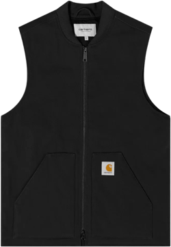 Wip Car-lux Vest Cotton-blend Waistcoat Tabacco-coloured In Black