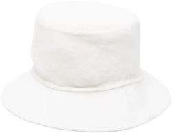 wide-brim wool bucket hat