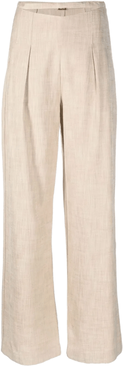 cut-out wide-leg trousers