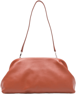 leather clutch bag