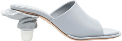Toothpaste 65mm leather mules