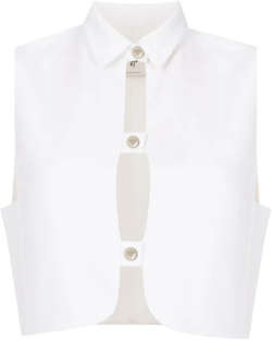 Helena cropped vest