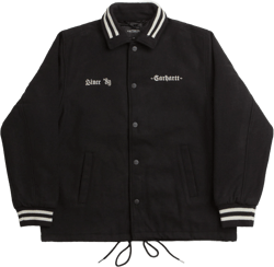 Carhartt Wool Coach Jacket - Black / Wax