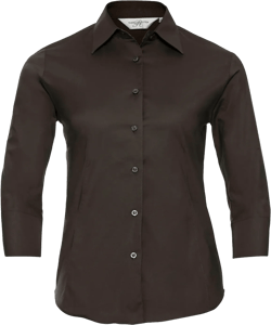Russell Women's Ãƒ€š¾ Sleeve Easycare Fitted Shirt