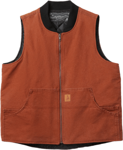 ONE OF THESE DAYS Nelson Work Vest (Rust)