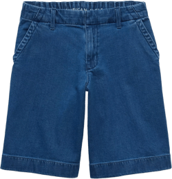 AE 11" Stretch High-Waisted Denim Trouser Short