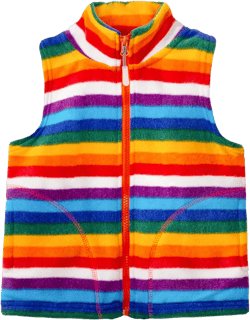 Mud Kingdom Boys Girls Polar Fleece Vest Jacket Ligntweight Cute Cartoon Patterns Coat Zipper Closure Sleeveless