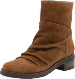 ABEO Traverse Scrunch Ankle Booties for Women | Fall Boots for Women | Water Resistant Leather | Built-In Orthotic Insole