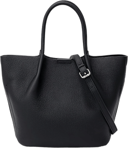Genuine Leather Bucket Tote Bag for Women Crossbody Bag with Zipper Medium Hobo Shoulder Purse Handbags