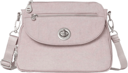 Baggallini Women's Calais Crossbody Bags One Size Blush Shimmer
