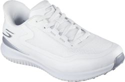 Women's Flight Slip-in Spikeless Golf Shoe Sneaker 8.5 White Silver