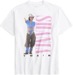 Oversized Shania Twain Graphic Tee