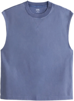 YPB Heavyweight Cotton Extended Shoulder Tank