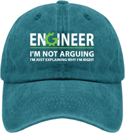 I'm an Engineer, Not A Magician! Mechanical Engineer Hiking Hats for Men Low Profile Caps for Men Cute Baseball Hat