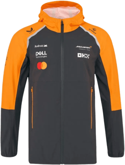 Castore McLaren F1 2025 Team Lightweight Rain Jacket (S)