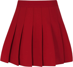 Girls and Womens Pleated Mini Skirt Short High Waisted Uniform with Cute Shorts