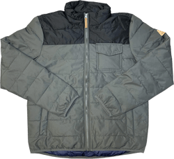 Gerry Men's Bearwood Workwear Quilted Insulated Jacket (M, Slate)
