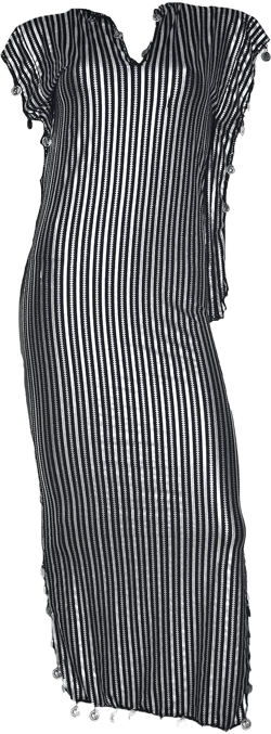Egyptian Belly Dance Nancy Stretchy Folkloric Dancing Outfit Galabeya Oriental Abaya Dress Dresses Costume Baladi Saidi Fallahi Carnival Sequins Handmade Bellydance Women (Black x Silver)
